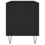 HKH Armário para Discos - 85x38x48 Cm - Preto