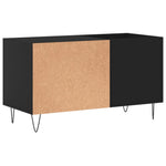 HKH Armário para Discos - 85x38x48 Cm - Preto
