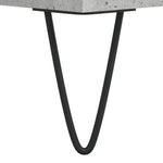 HKH Armário P/ Discos - em Cimento - 85x38x48 Cm - Cinzento