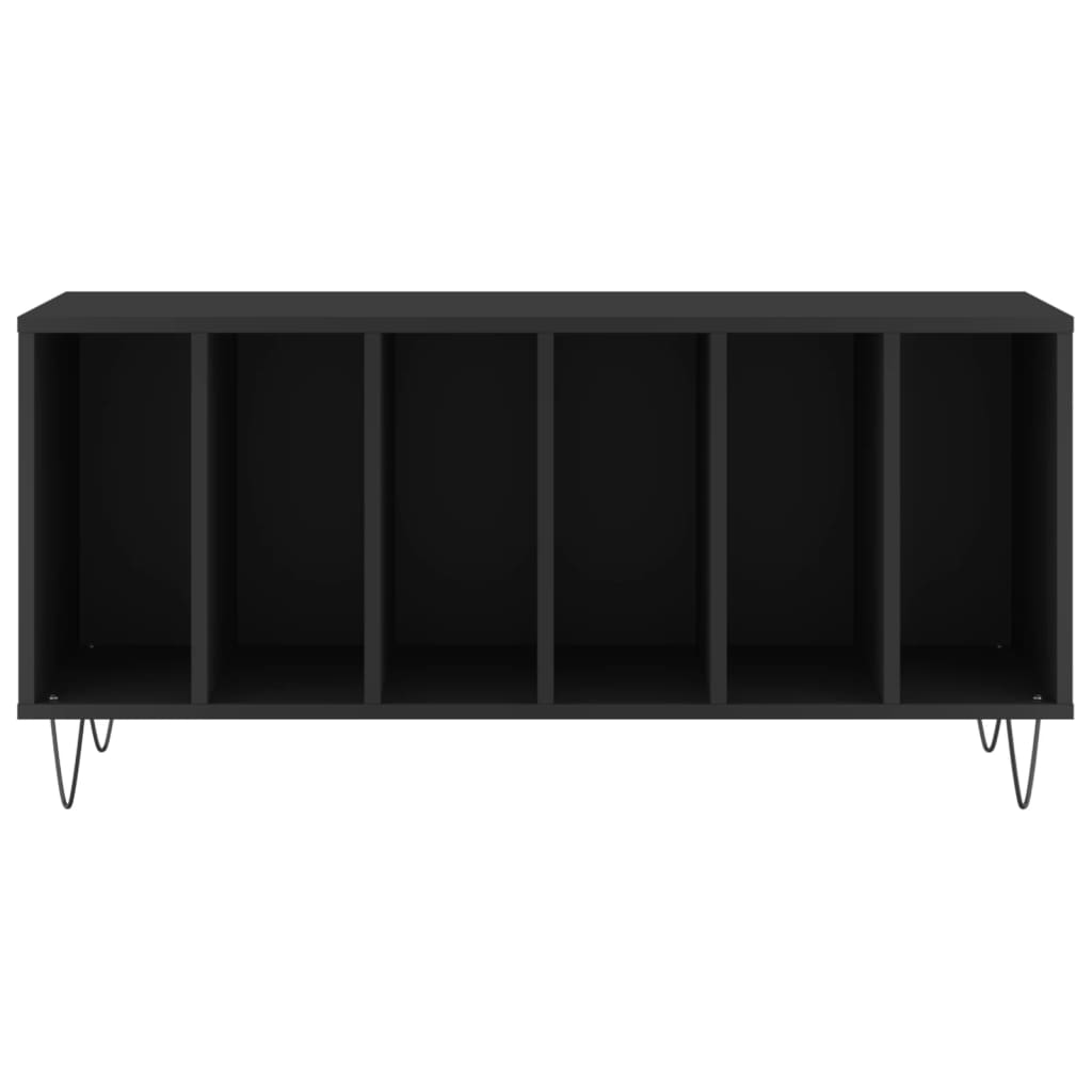 HKH Armario para Discos - 100x38x48 Cm - Negro