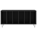 HKH Armario para Discos - 100x38x48 Cm - Negro