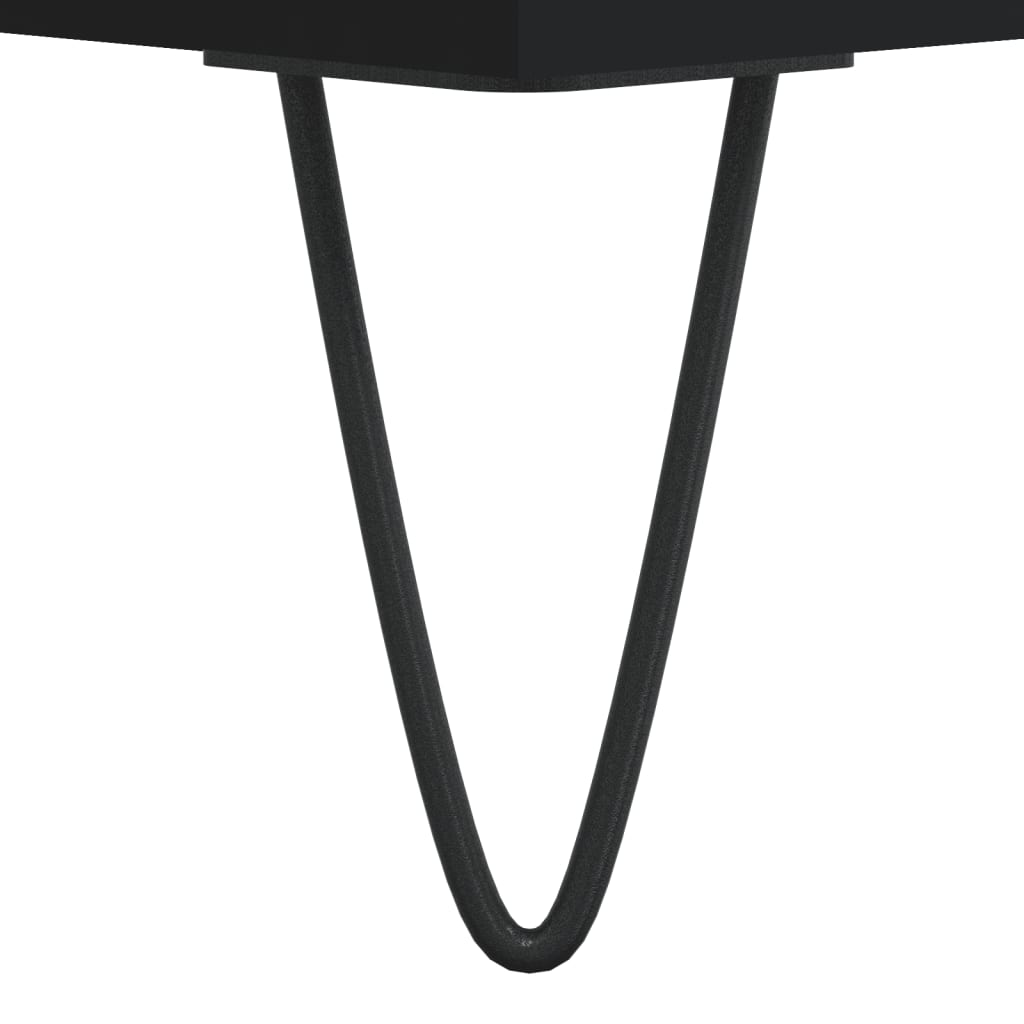 HKH Armario para Discos - 100x38x48 Cm - Negro