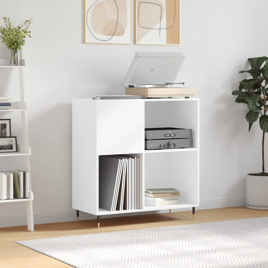HKH Armário para Discos - 84,5x38x89 Cm - Branco