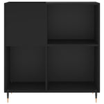 HKH Armario para Discos - 84,5x38x89 cm - Negro