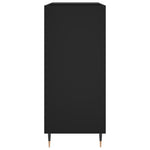 HKH Armario para Discos - 84,5x38x89 cm - Negro