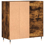 HKH Armário P/ Discos em Carvalho Fumado - 84,5x38x89 Cm