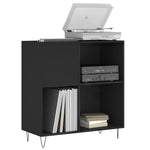 HKH Armario para Discos - 84,5x38x89 cm - Negro