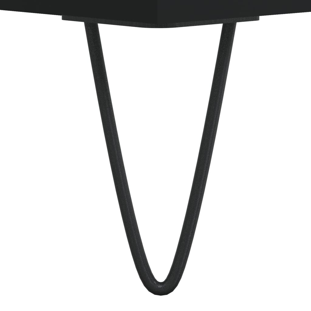 HKH Armario para Discos - 84,5x38x89 cm - Negro