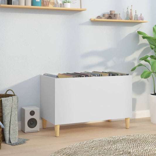 HKH Armário para Discos - 74,5x38x48 Cm - Branco