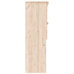 HKH Tapa para Cómoda Alta de Madera Maciza de Pino (Sin Tratar), Cristal 77 X 30 X 92 Cm