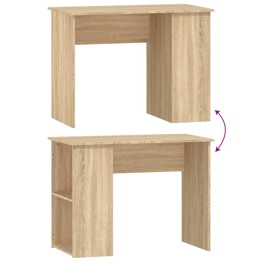 HKH Escritorio Derivados de Madera en Madera Roble Sonoma