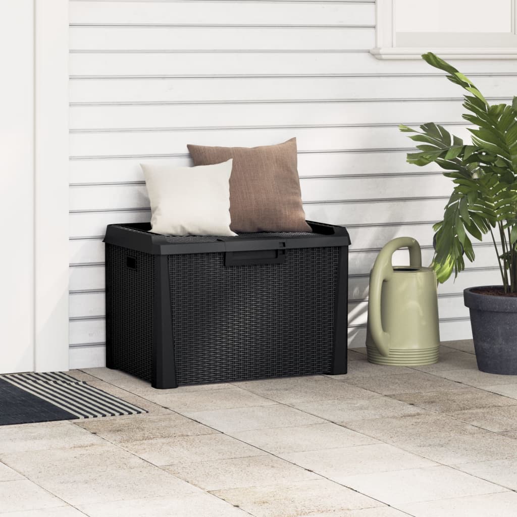 HKH Caixa De Arrumação Para Jardim 125 L Pp - Antracite