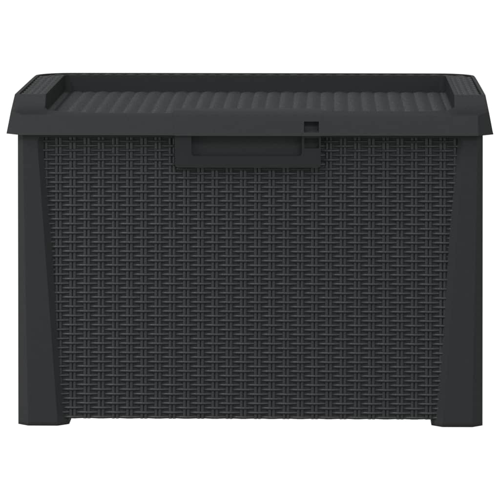 HKH Caixa De Arrumação Para Jardim 125 L Pp - Antracite