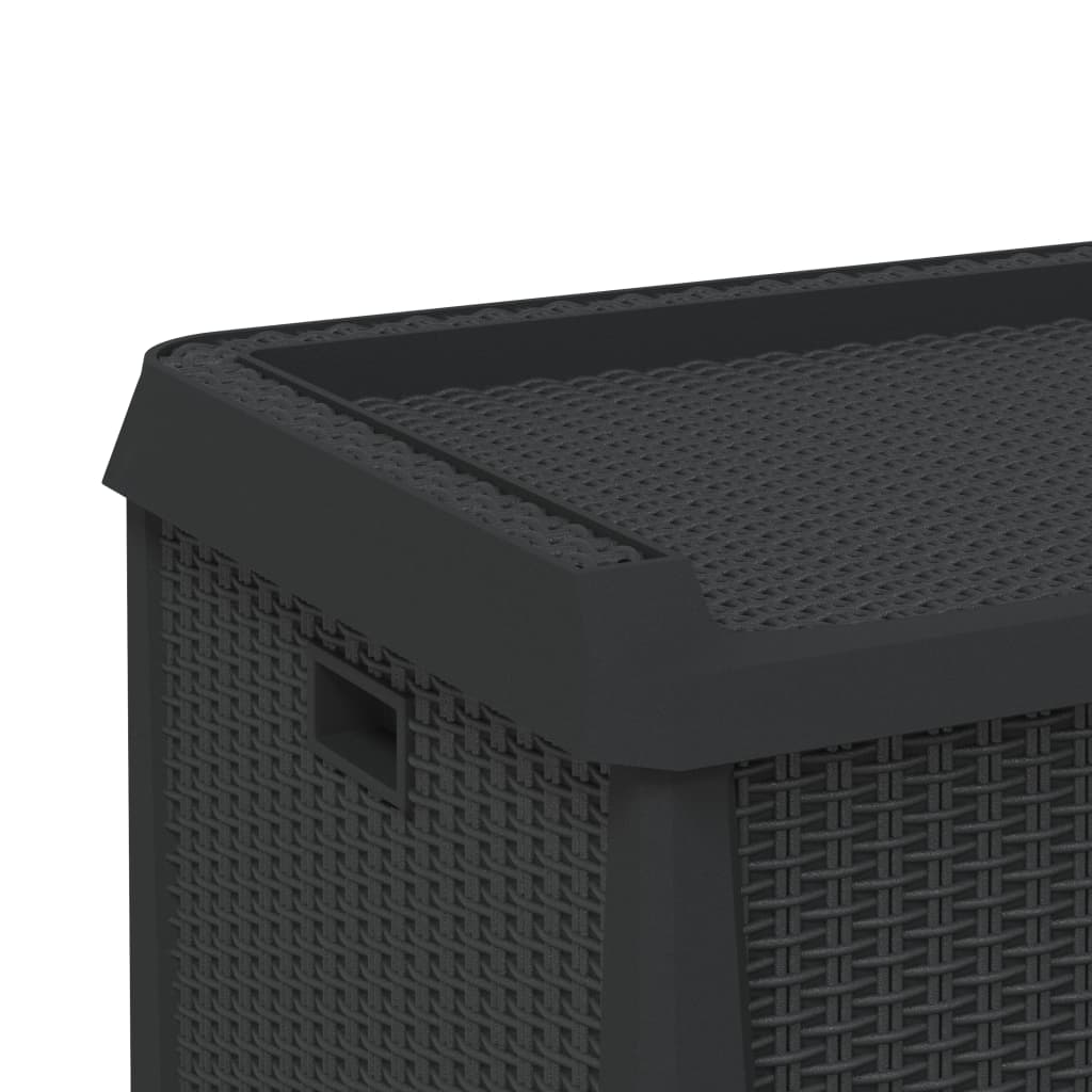 HKH Caixa De Arrumação Para Jardim 125 L Pp - Antracite
