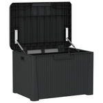 HKH 6 Pcs Conjunto Lounge de Jardim C/ Almofadões Vime Pe - Preto