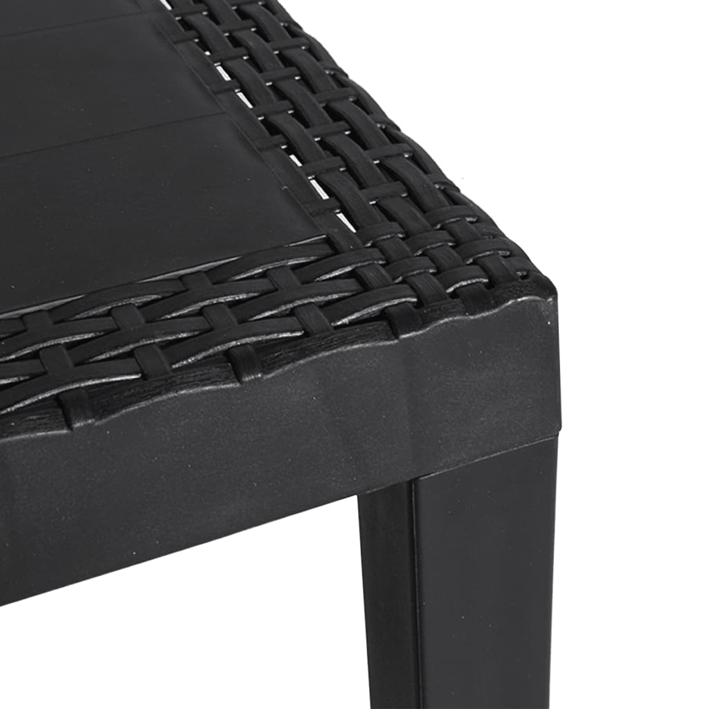 HKH Mesa de Jardim 59x47x40 Cm Pp - Antracite