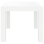 HKH Mesa de Jardín 59x47x40 Cm Pp - Blanco