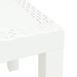 HKH Mesa de Jardín 59x47x40 Cm Pp - Blanco