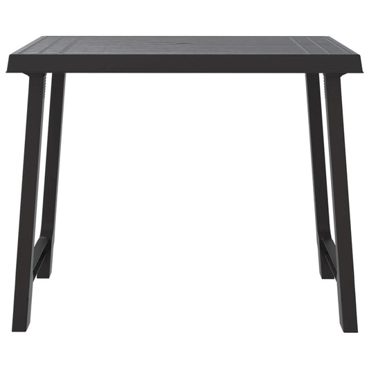 HKH Mesa de Campismo 79x56x64 Cm Pp Aspeto Madeira - Antracite
