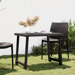 HKH Mesa de Campismo 79x56x64 Cm Pp Aspeto Madeira - Antracite