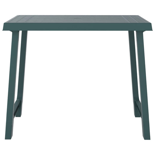 HKH Mesa de Campismo 79x56x64 Cm Pp Aspeto Madeira - Verde