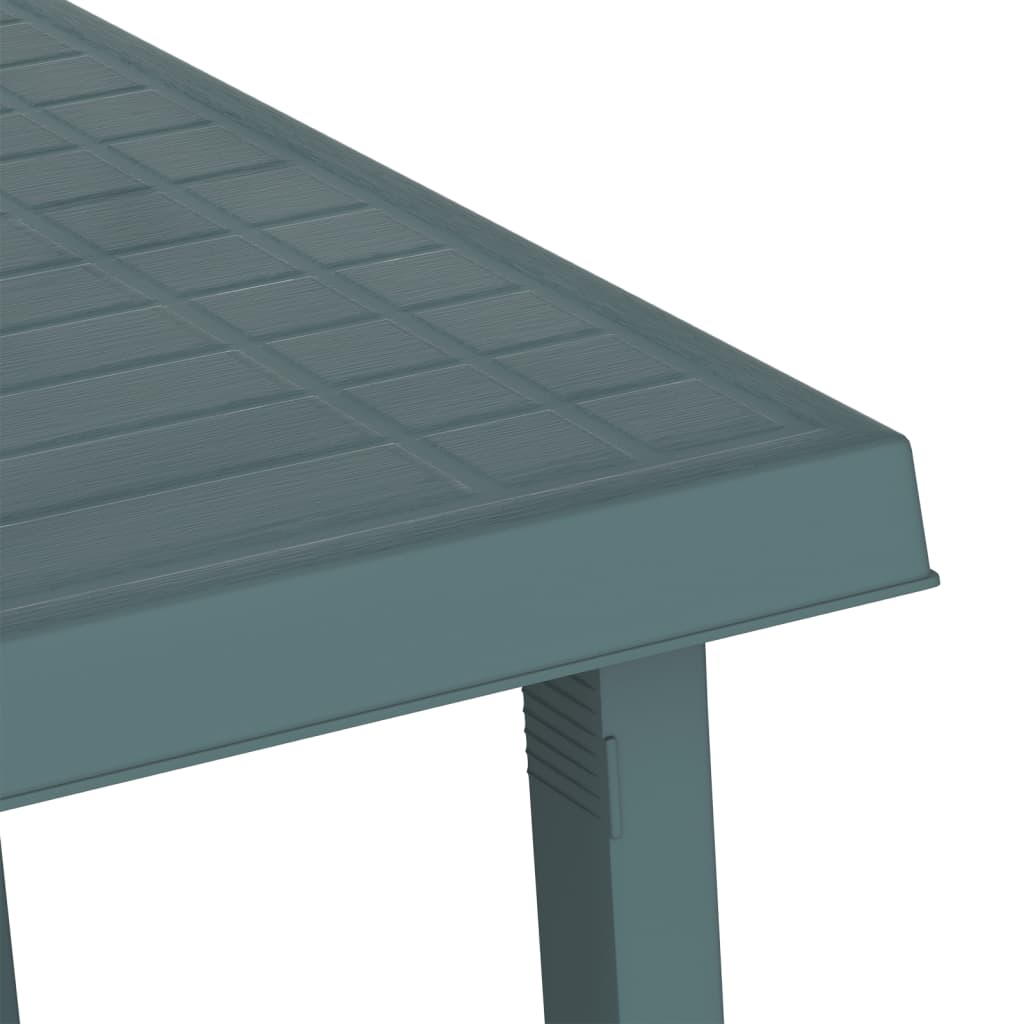 HKH Mesa de Campismo 79x56x64 Cm Pp Aspeto Madeira - Verde