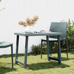 HKH Mesa de Campismo 79x56x64 Cm Pp Aspeto Madeira - Verde