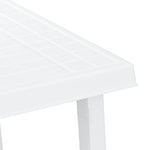 HKH Mesa de Campismo 79x56x64 Cm Pp Aspeto Madeira - Branco