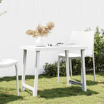 HKH Mesa de Campismo 79x56x64 Cm Pp Aspeto Madeira - Branco