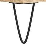 Aparador moderno HKH en derivados de madera, hierro 101,5 x 35 x 70 cm - Roble Sonoma