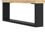 Aparador moderno HKH en derivados de madera, hierro 101,5 x 35 x 70 cm - Roble Sonoma
