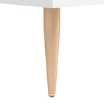 HKH Mesa de Cabeceira em Derivados de Madeira - Branco