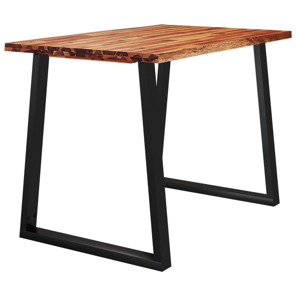 Mesa de Comedor HKH de Acacia Maciza con Bordes Naturales