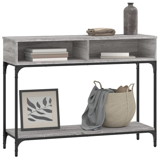 HKH Mesa auxiliar de madera manufacturada - Gris