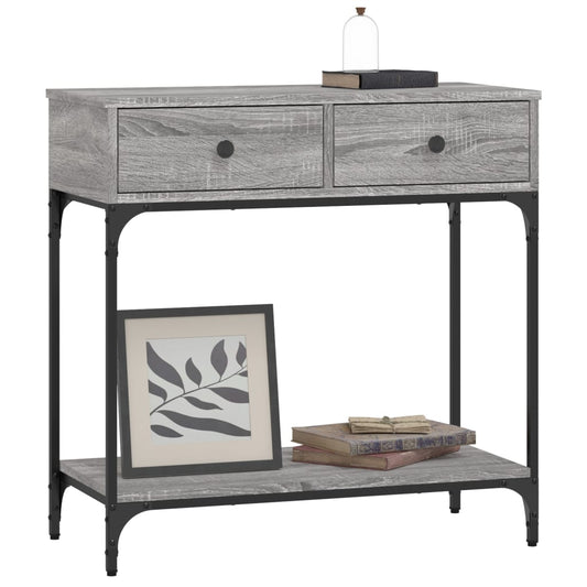 HKH Mesa auxiliar de madera manufacturada - Gris