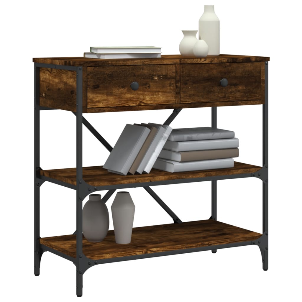 Mesa auxiliar HKH en roble ahumado y derivados de la madera