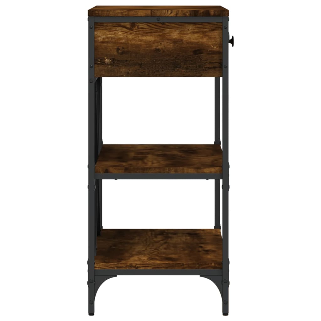 Mesa auxiliar HKH en roble ahumado y derivados de la madera