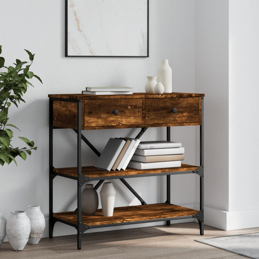 Mesa auxiliar HKH en roble ahumado y derivados de la madera