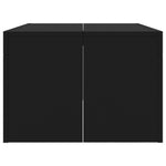 HKH Mesa de Centro Preto em Madeira Processada