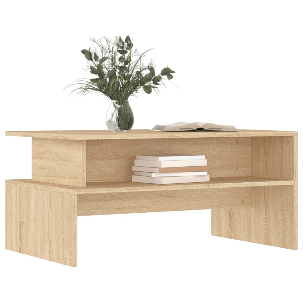Mesa de centro HKH en derivados de madera Roble Sonoma