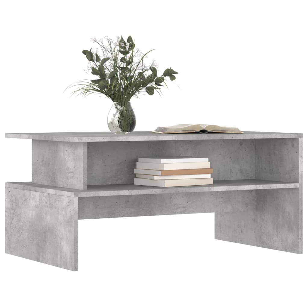 HKH Mesa de Centro en Derivados de Madera Gris Cemento