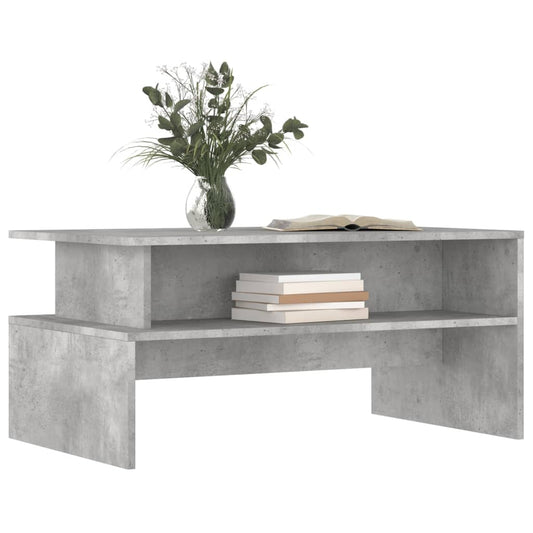 HKH Mesa de Centro en Derivados de Madera Gris Cemento