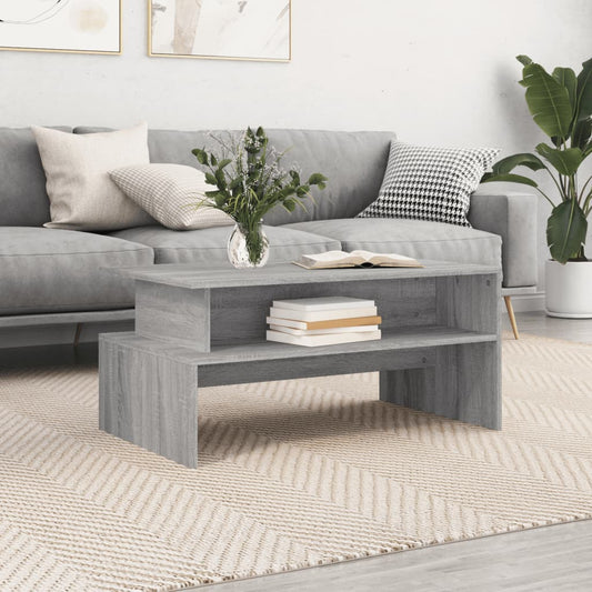 Mesa de Centro HKH en Aglomerado de Madera Gris Sonoma