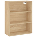 HKH Armario Alto en derivados de Madera, Metal 69,5 X 34 X 180 Cm - Roble Sonoma