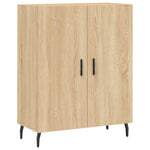 HKH Armario Alto en derivados de Madera, Metal 69,5 X 34 X 180 Cm - Roble Sonoma