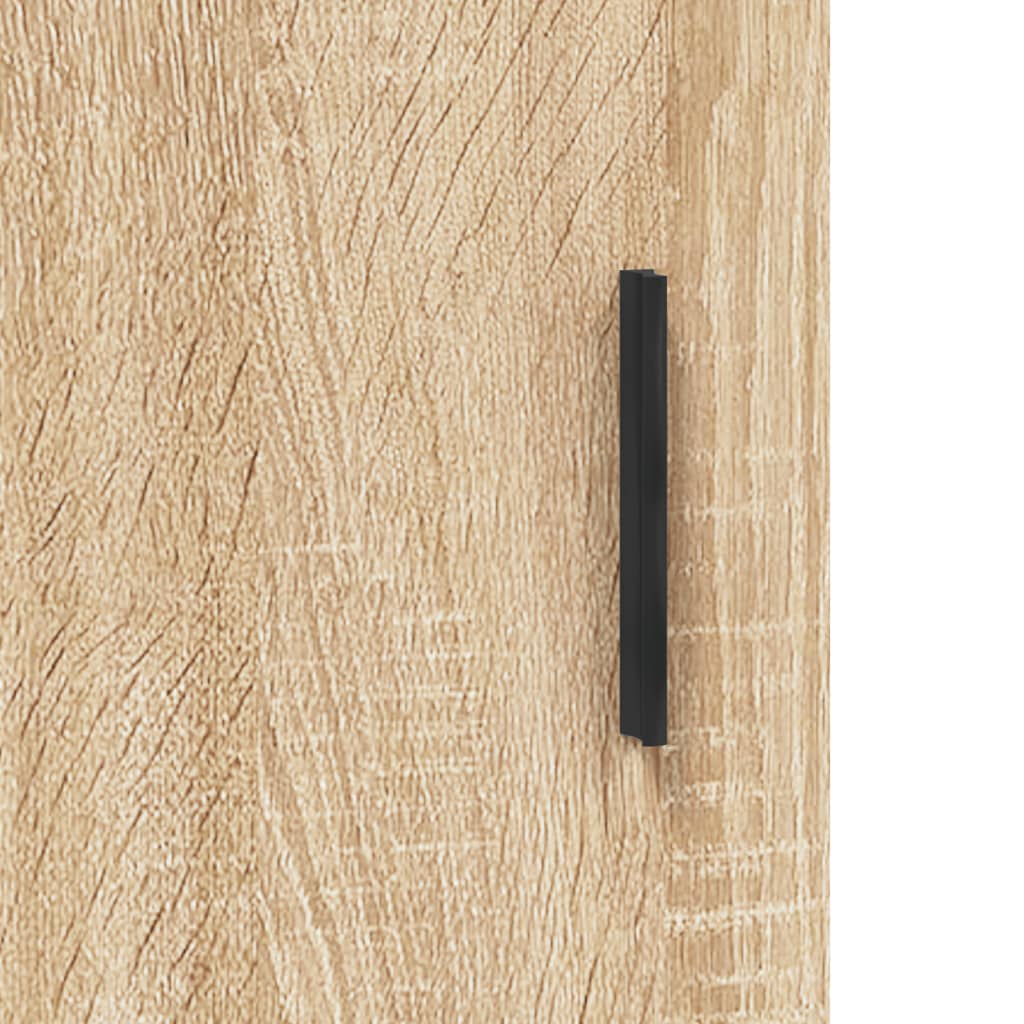 HKH Armario Alto en derivados de Madera, Metal 69,5 X 34 X 180 Cm - Roble Sonoma