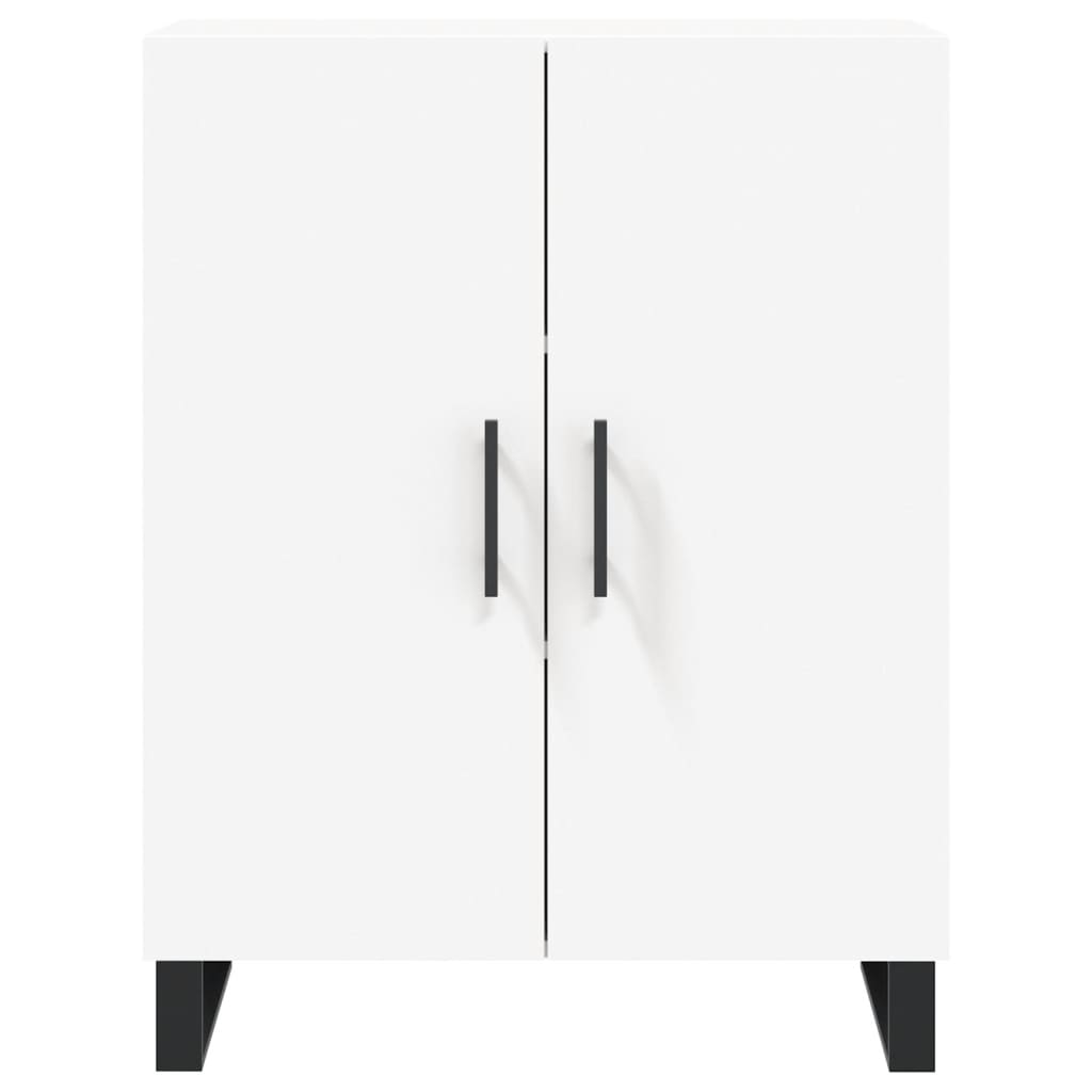 HKH Armário Alto em derivados de Madeira, Metal 69,5 X 34 X 180 Cm - Branco