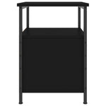 HKH Mesa de Cabeceira em Derivados de Madeira - Preto
