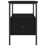HKH Mesa de Cabeceira em Derivados de Madeira - Preto