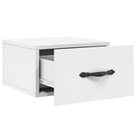 HKH Mesa de Noche de Pared - 35x35x20 Cm - Blanca